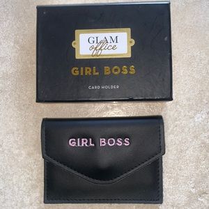 NWT Girl Boss Card Holder